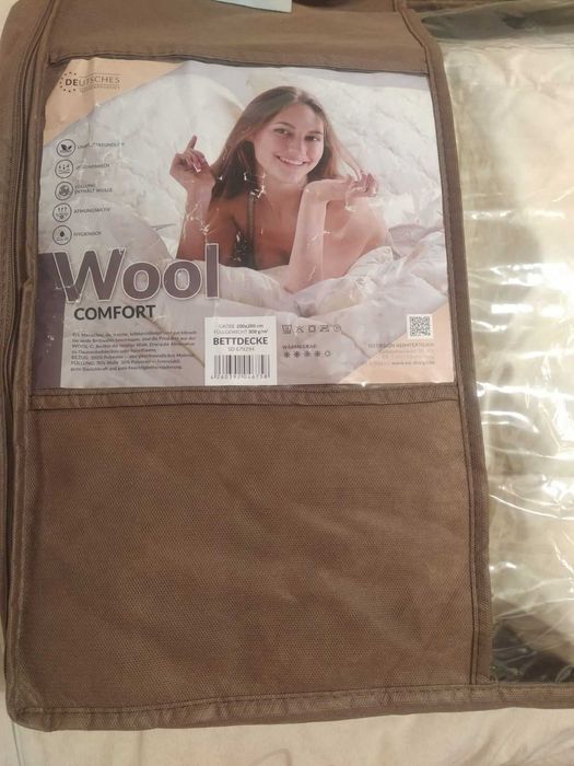 Олекотена завивка- с вълна 2бр wool comfort