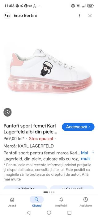 Adidași originali Karl Lagerfeld