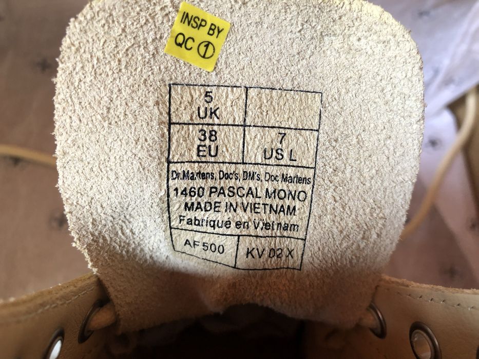 Dr. Martens 1460 Pascal Mono ОРИГИНАЛНИ дамски кубинки 38/24,5см