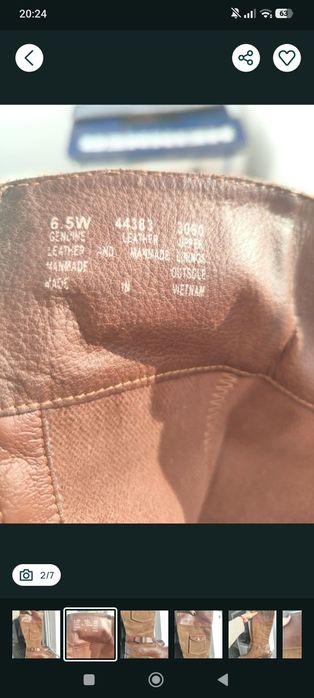 Cizme dama Timberland piele naturala 38