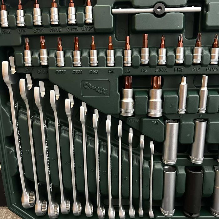 ТОП ЦЕНА !!! Комплект гедоре 216 части ROCKFORCE PREMIUM