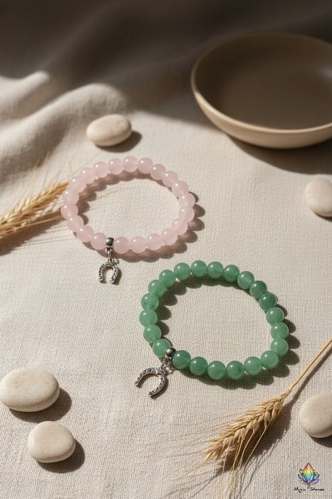 Подвески Подковы на красной иерусалимской нити