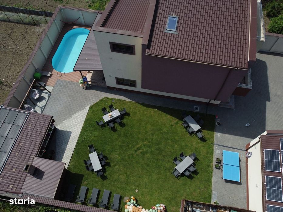 Casa Party Petreceri Botez Nunta Piscina 30°Vila Sauna Jacuzzi Majorat
