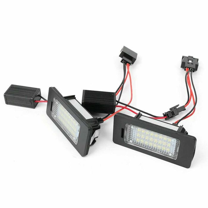 LED плафони заден регистрационен номер АУДИ Шкода Фолксваген Сеат