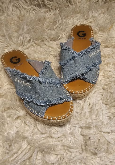 Оригинални чехли тип еспадрили GUESS