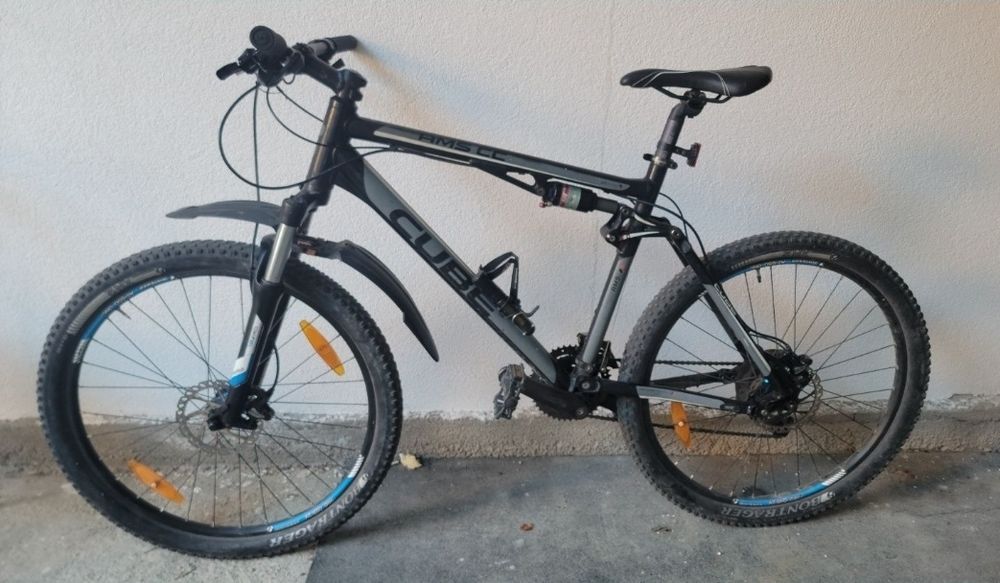 Bicicleta cuve 100 full suspension