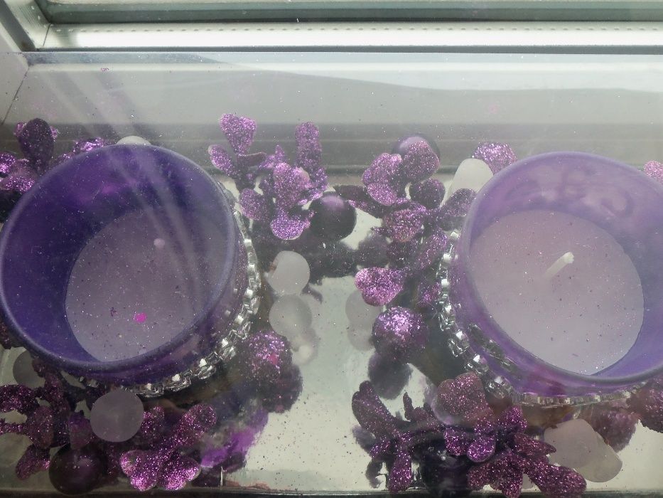 Ръчно бродирана, апликирана рамка.Пирографирани кутии за цигари.Гипсов