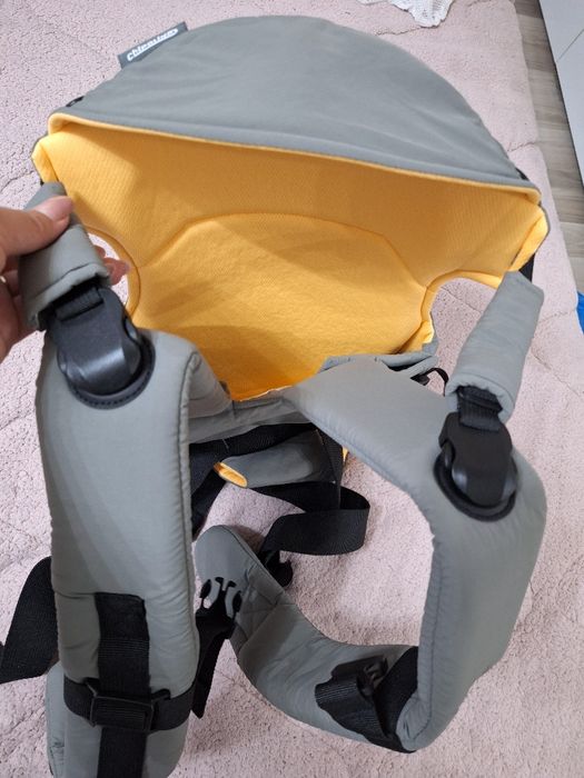 Ергономична раница Chipolino - Comfy, сива