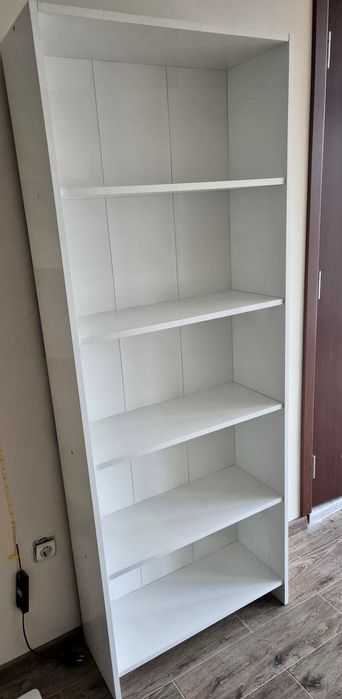 Етажерка бяла 5 рафта