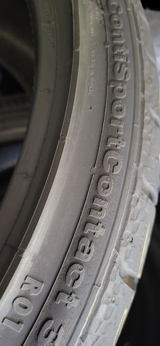 2 anvelope 255 35 19 continental 6-7mm