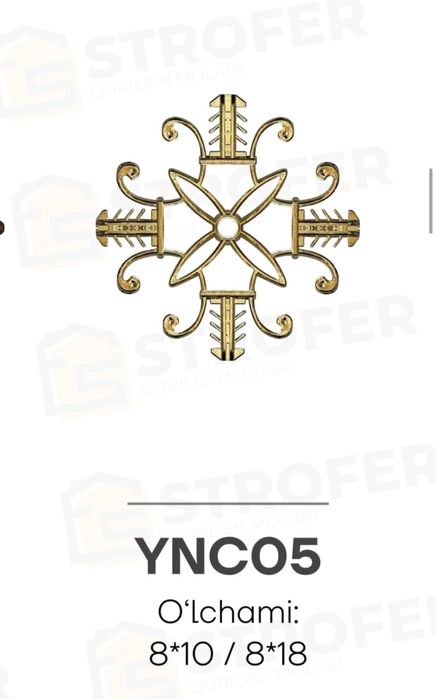 Shatlanka oyna uchun bezaklar dekoratif profillar