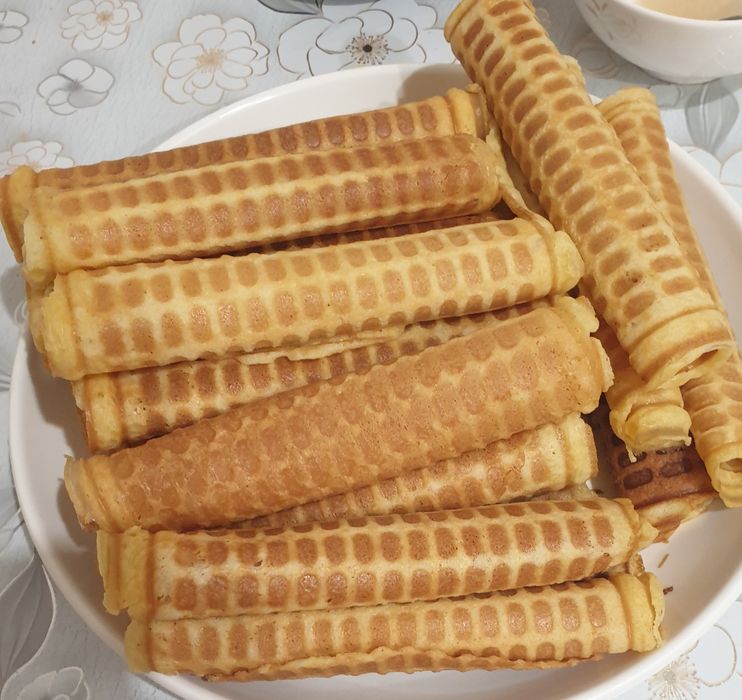 Вафли домашние хрустяшие