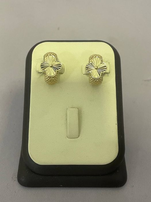 Серьги Van cleef из желтого золота/ СА 23392