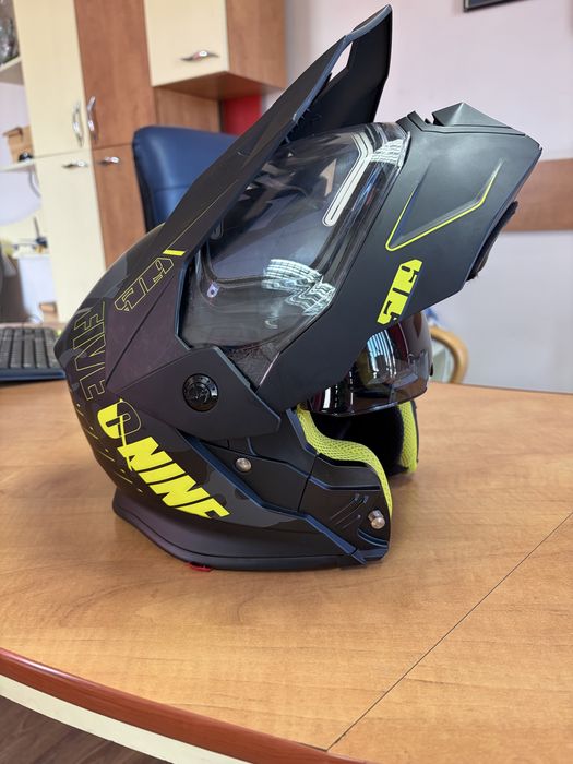 Vand casca Atv cu viziera incalzita Delta R4 ignite Black Camo Mat 509