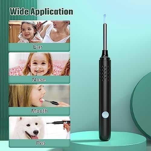 Нов WiFi отоскоп Камера за почистване на уши 1080P HD 3.5 мм 6 LED за iPhone Android