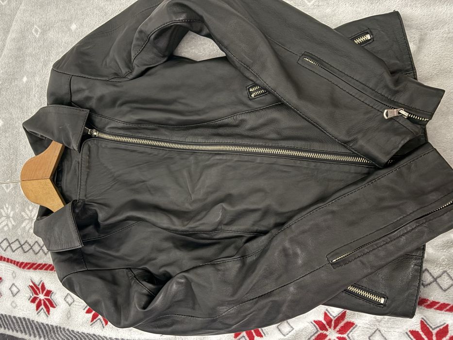 Дамско яке естествена кожа