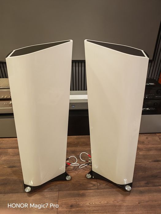 Boxe podea Sonus Faber venere 2.5 albe, impecabile