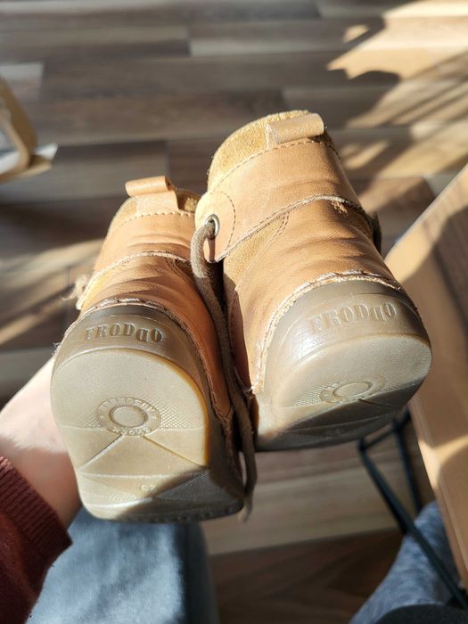 Ghete froddo piele naturala si imblanite cu lana 23