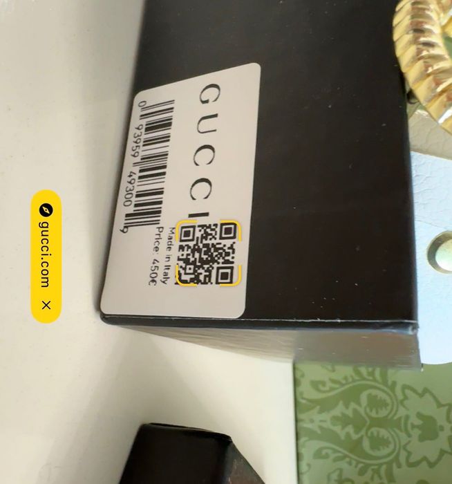 Gucci-Оригинален чисто нов дамски кожен колан 100 см