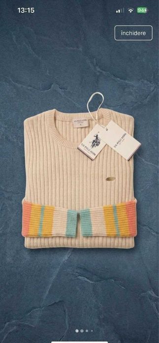 Pulover Polo trandafiriu
