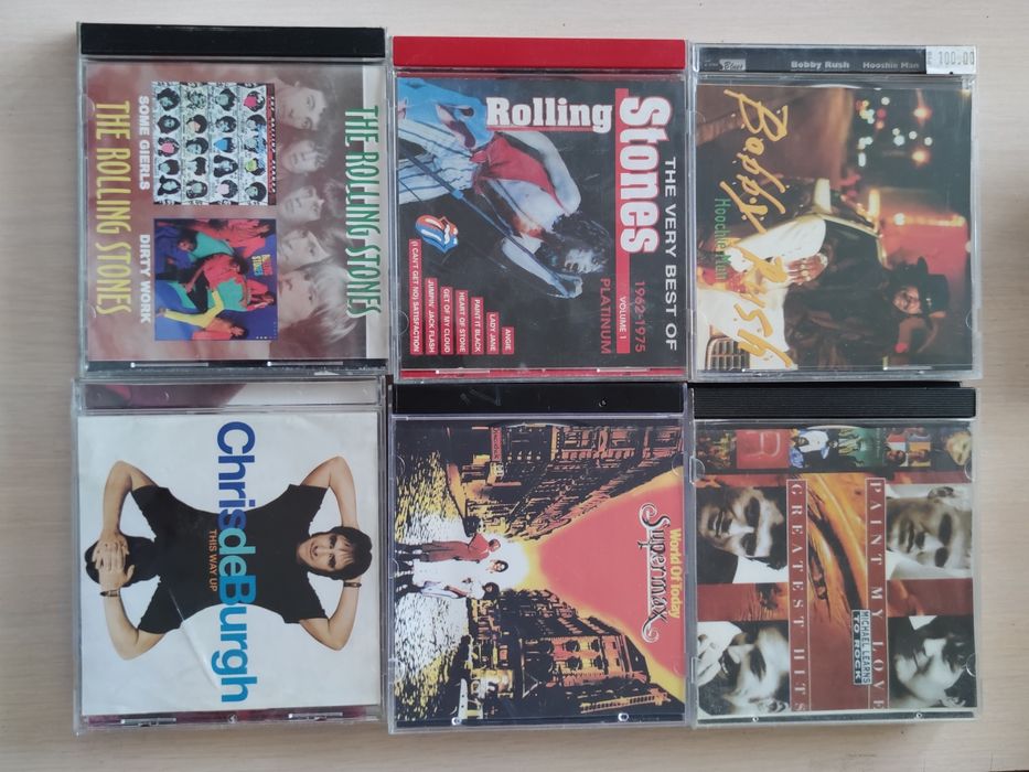 Аудио компакт диски рок, блюз, поп