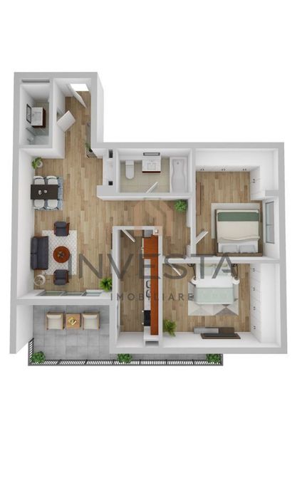 0% comision | Apartament 3 camere | Andrei Muresanu — fotografia 3