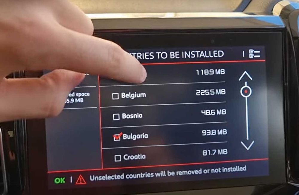 2025 карти за навигация Ситроен камери за скорост Citroen NAC Wave map