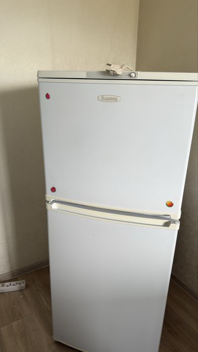 Холодильник Бирюса, полностю рабочий, вчера разморозил .