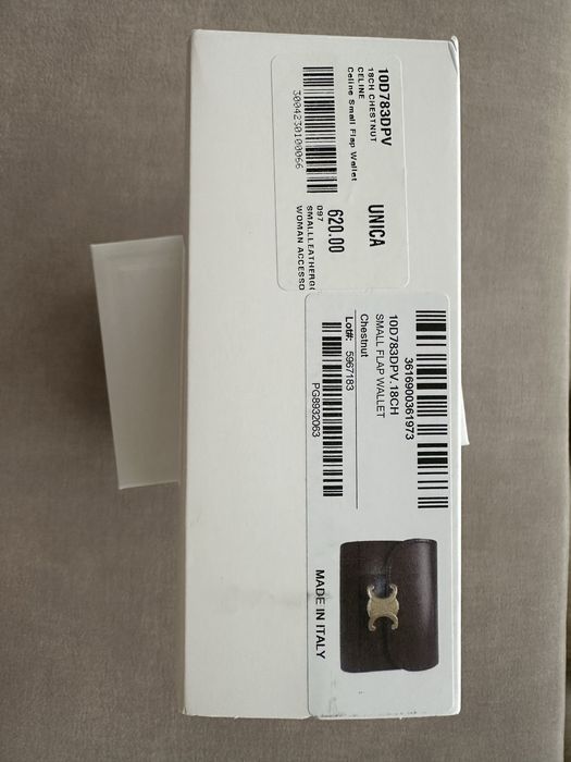 Оригинален CELINE Small Flap Wallet – Chestnut (кафяв)