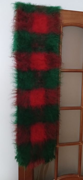 Мужской мохеровый шарф