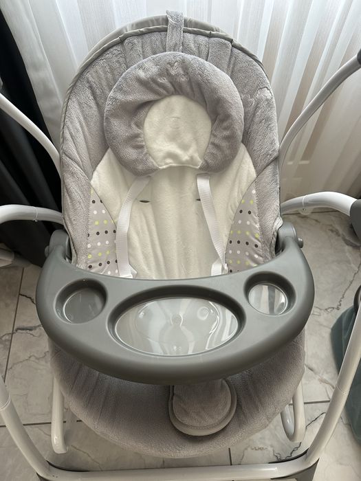 Cangaroo Бебешка люлка Swing Star сиво