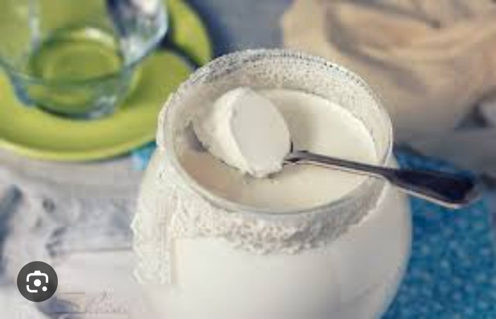 Домашняя сметана, масло, курт