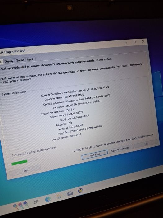 Laptop Dell Latitude