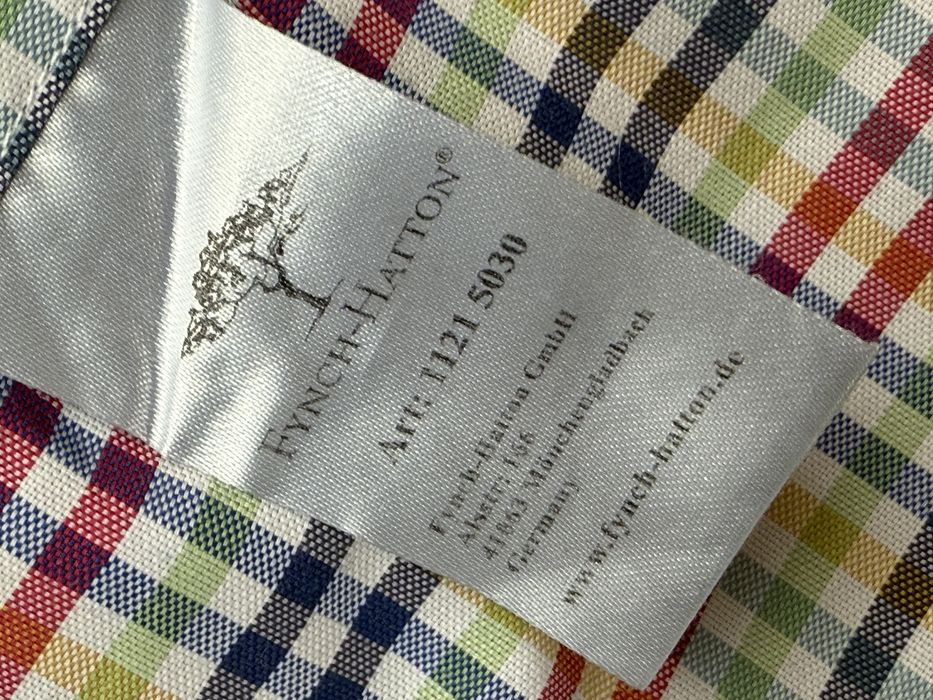 Camasa FYNCH HATTON Maneca Lunga Carouri Barbati | Marime XL