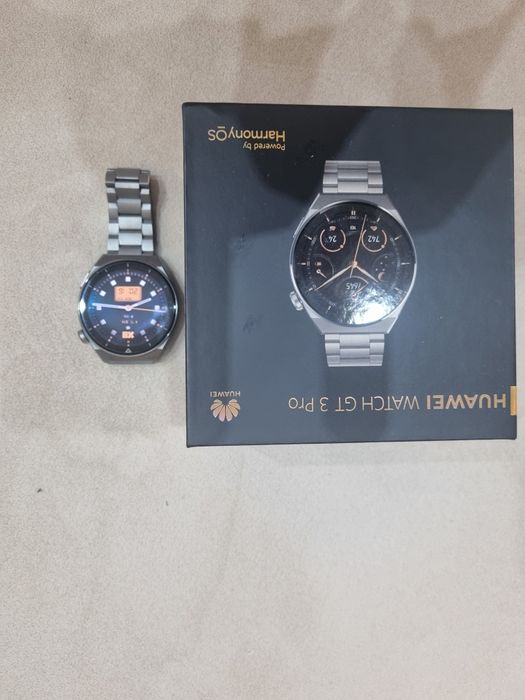 Смарт часовник Huawei GT3 pro titanium 46 mm