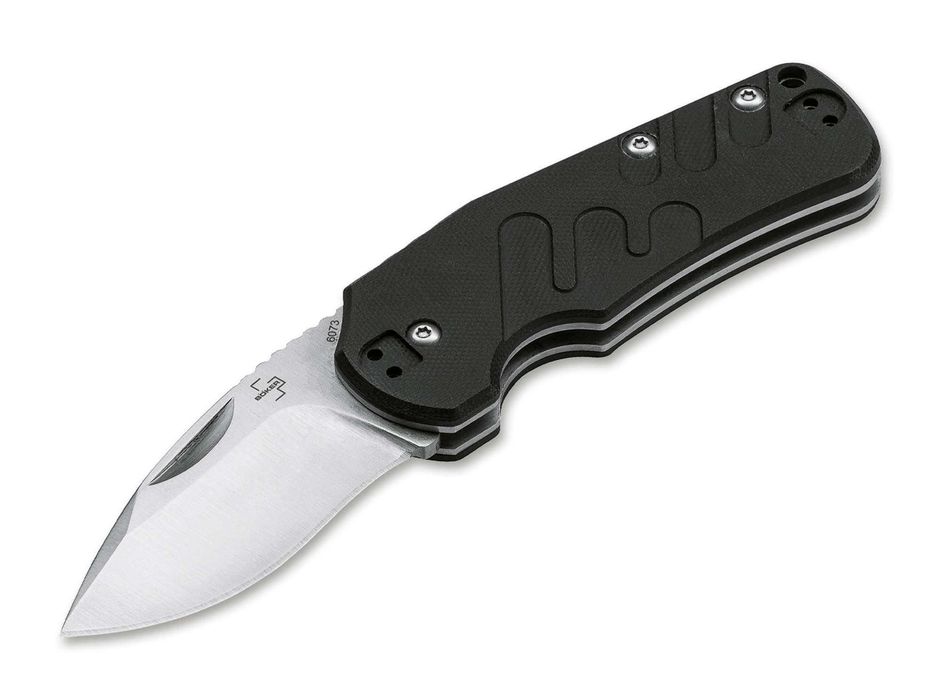 Briceag Boker Plus Worldwide, maner G10 negru, lama otel AUS-8