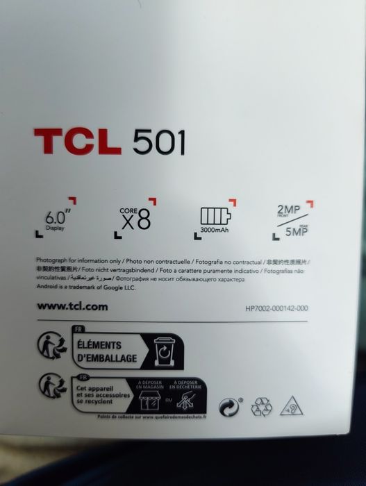 Telefon tcl 501, nou cu garantie