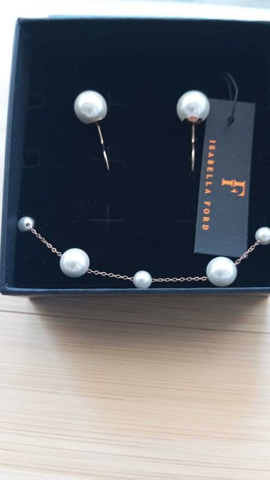 set de bijuterii cu perle