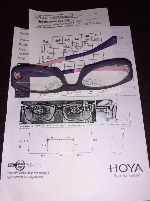 Детски диоптрични очила