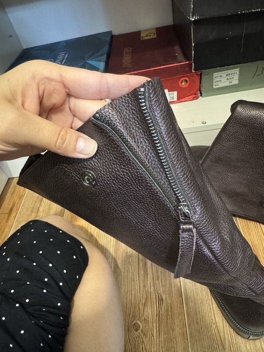 Зимние сапоги натуралка