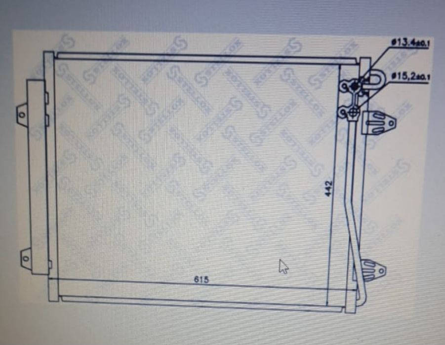 Продам радиатор кондиционера от пассат б6