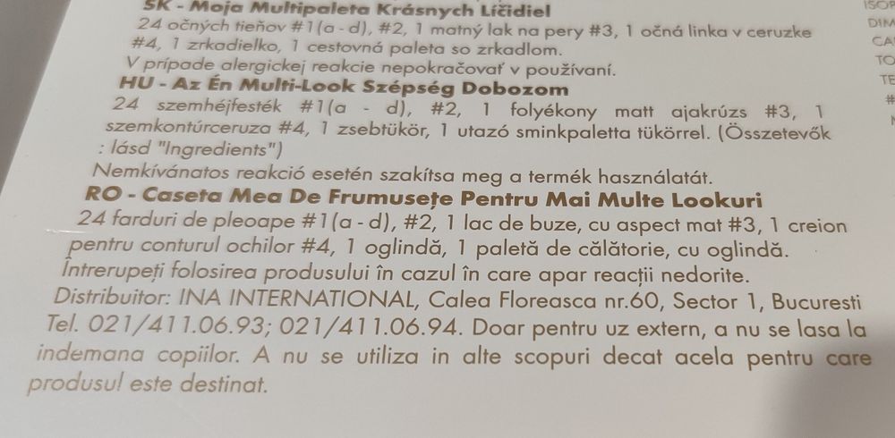 Caseta farduri Marionnaud