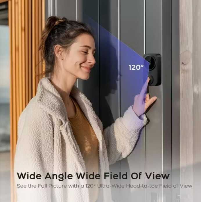 Интелигентен видео звънец с 4.3-инчов екран