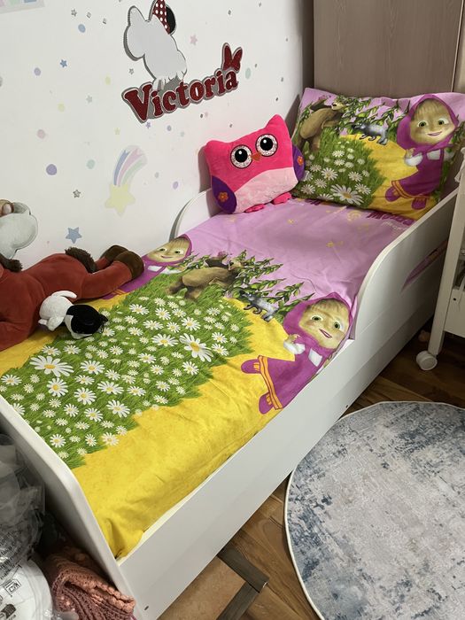 Patut copii cu saltea cocos