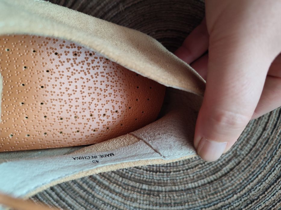 Мъжки обувки естествен велур