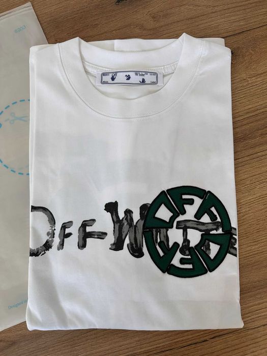 Tricou Off-White alb marimea M nou cu eticheta