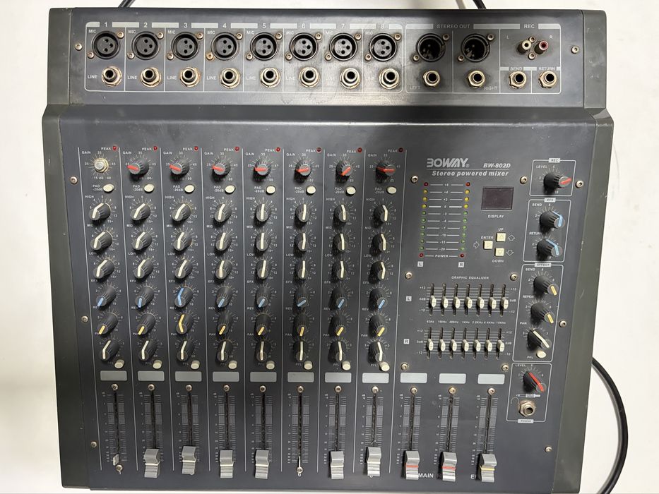 Активный микшерный пульт 400 ватт