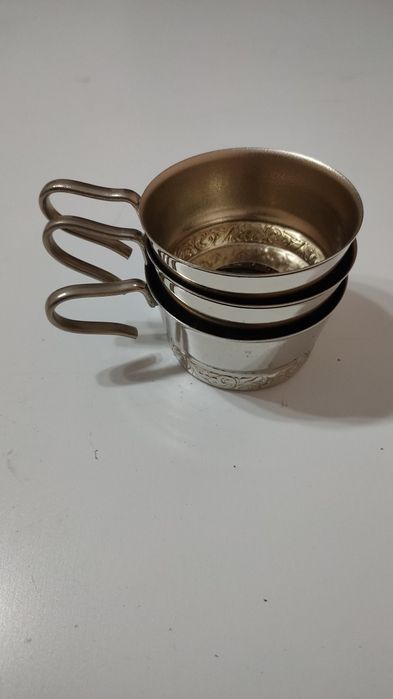 Подстаканники для кофе НМЦ мельхиор