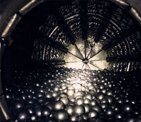 Стальные и чугунные мелющие шары..