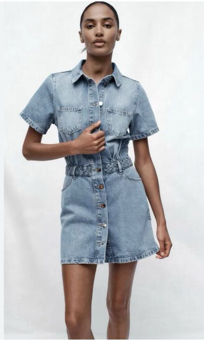 Джинсовое платье ZARA новое!